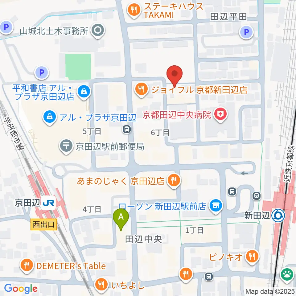 中川ミュージックスクール周辺のホテル一覧地図