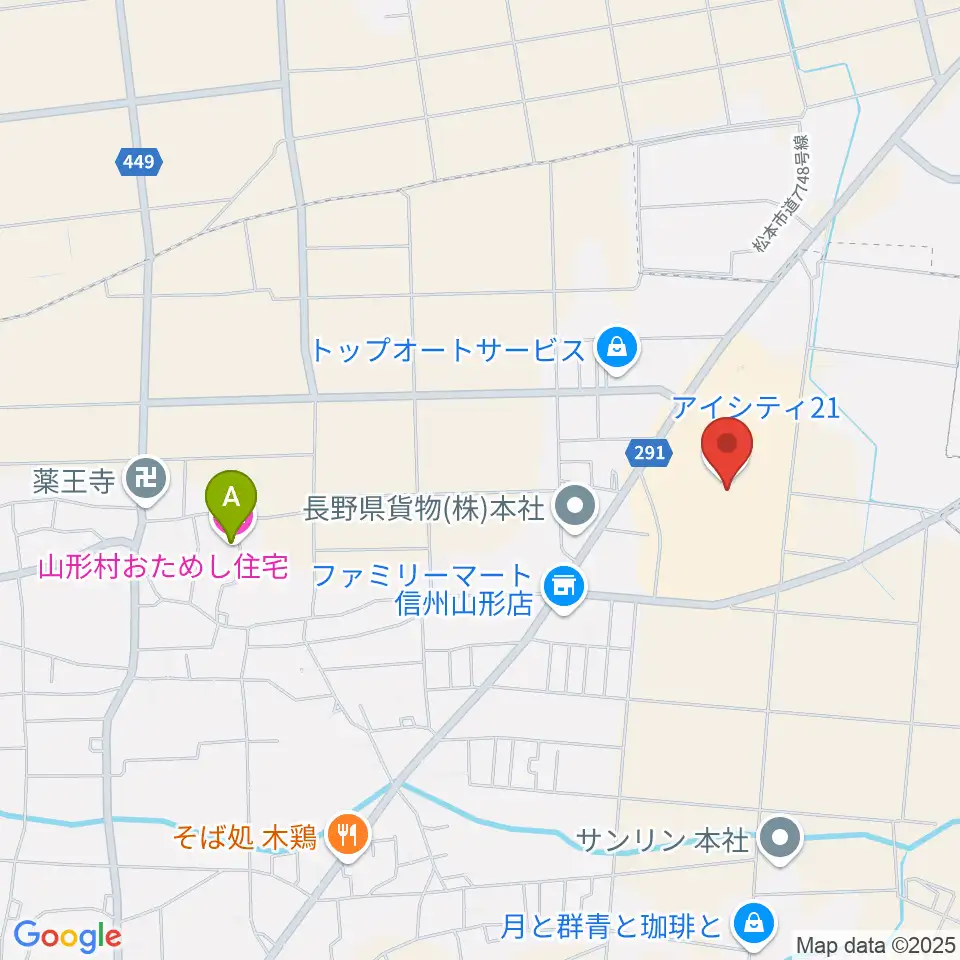 NHK文化センター 松本・iCITY21教室周辺のホテル一覧地図