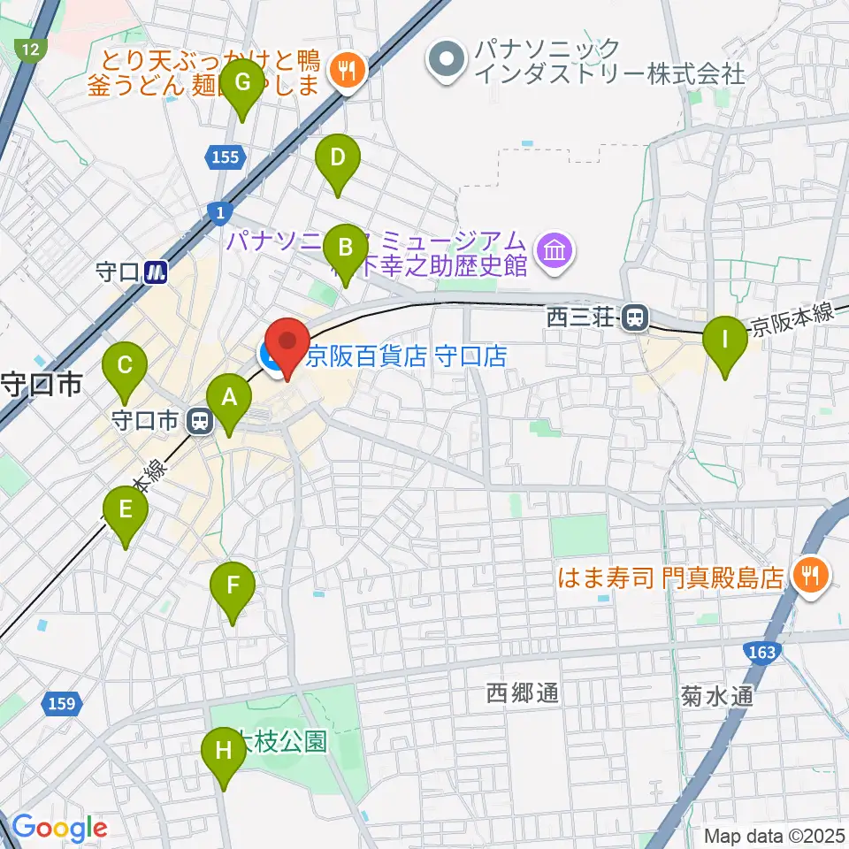 NHK文化センター 守口教室周辺のホテル一覧地図