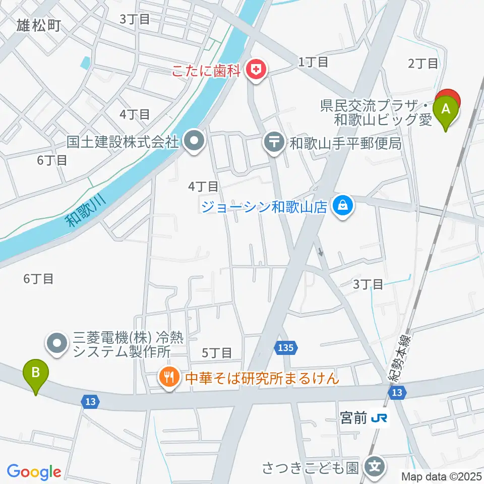 県民交流プラザ 和歌山ビッグ愛周辺のホテル一覧地図
