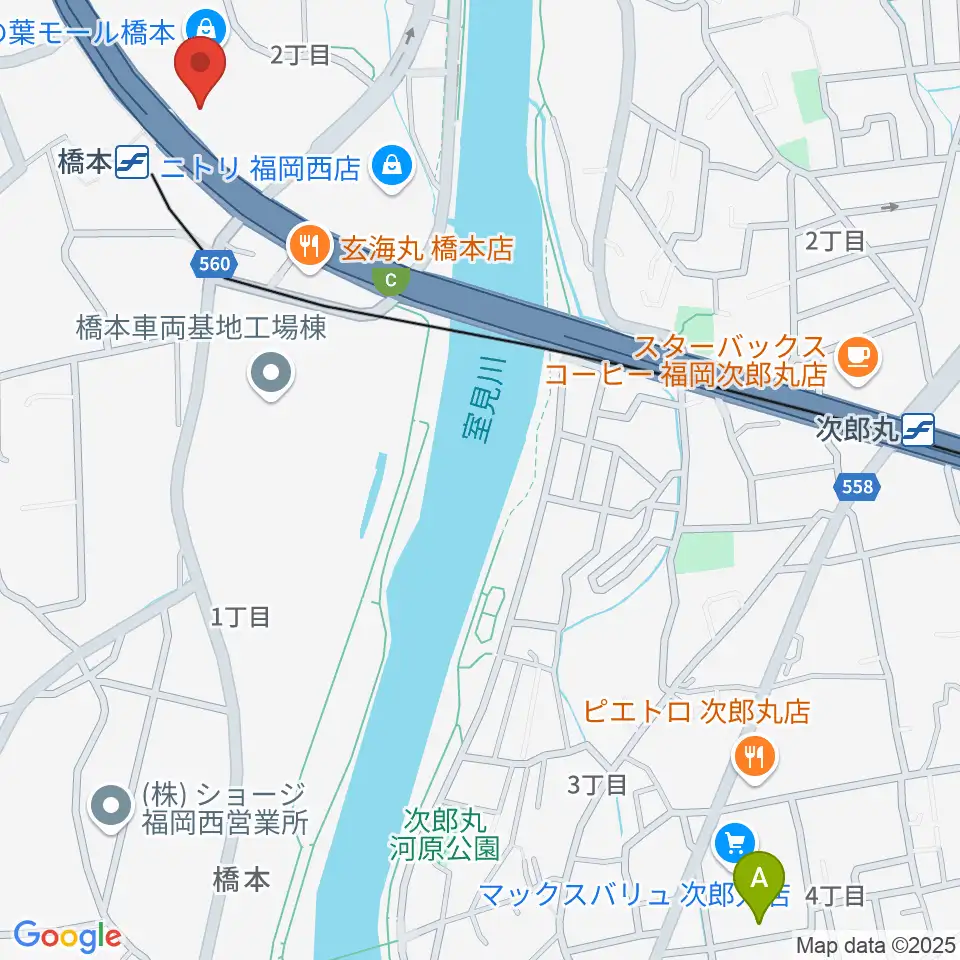 JEUGIAカルチャーセンター 木の葉モール橋本周辺のホテル一覧地図