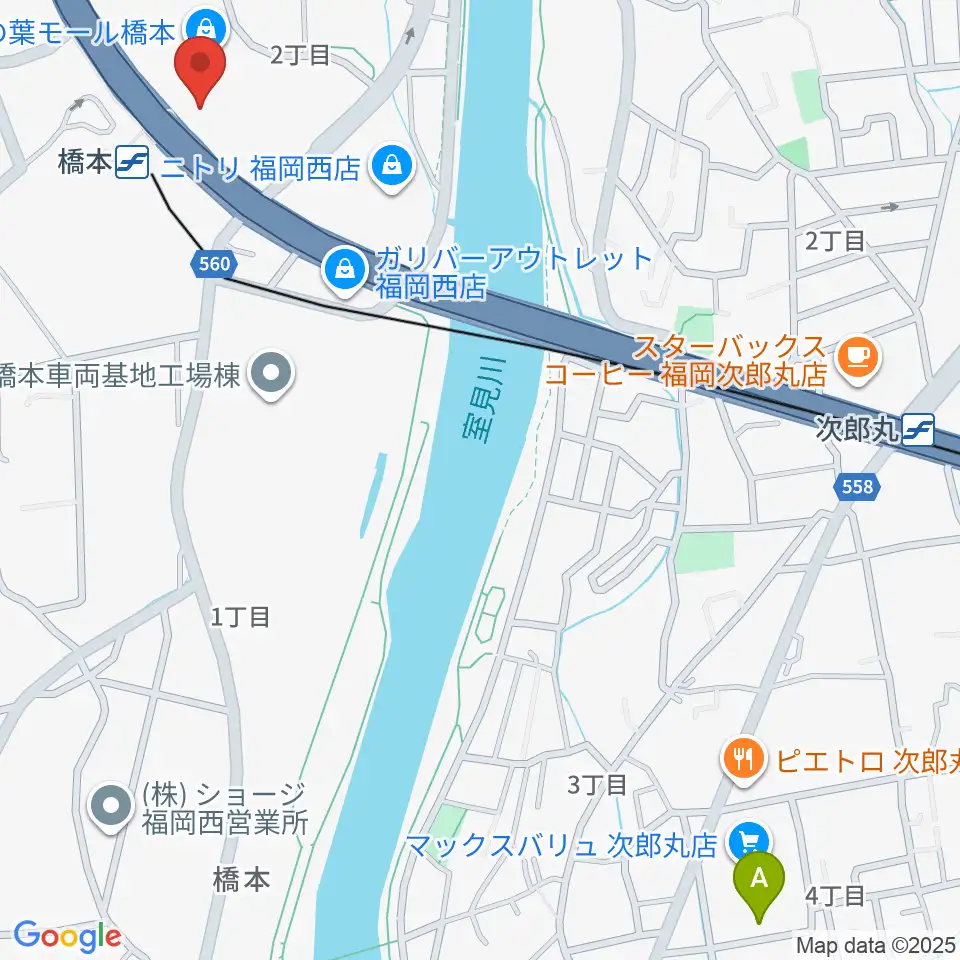 JEUGIAカルチャーセンター 木の葉モール橋本周辺のホテル一覧地図