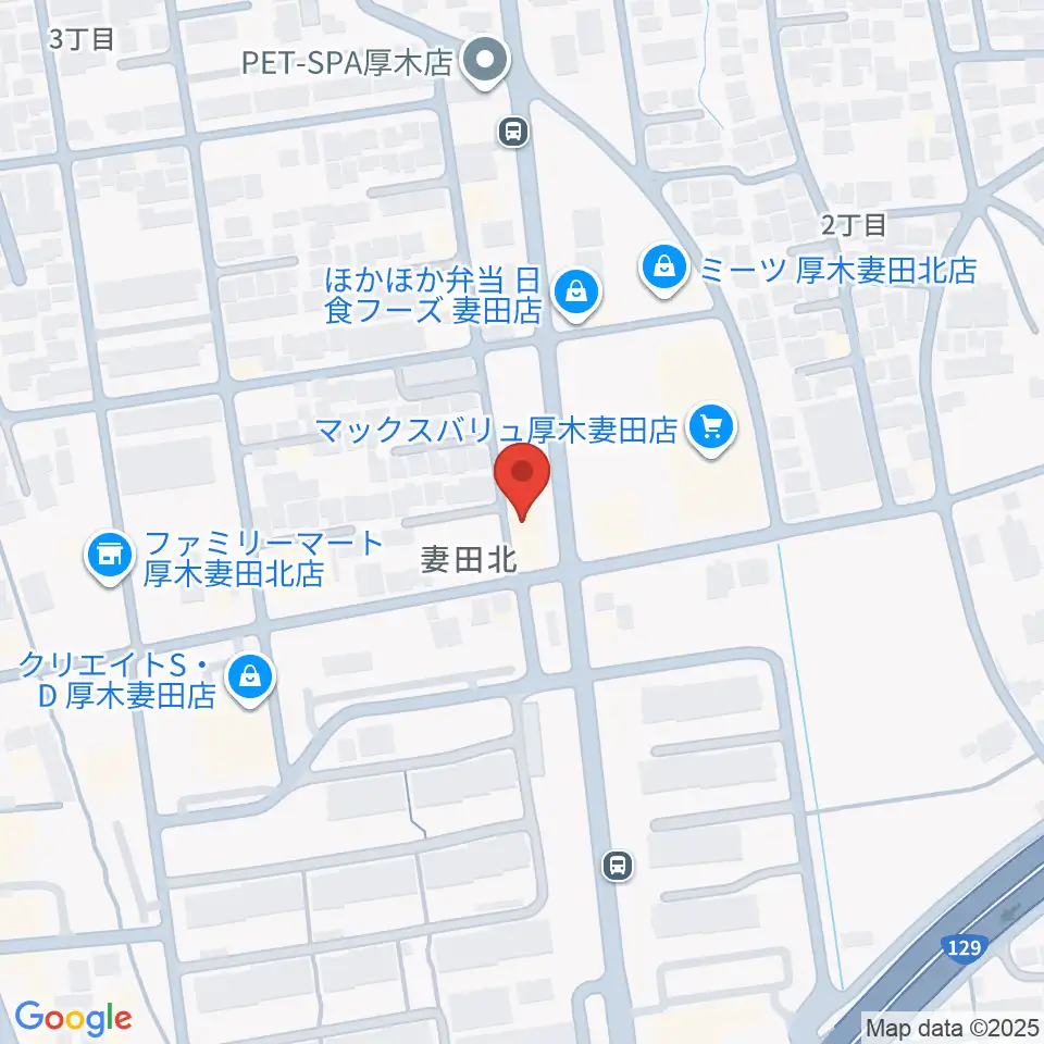 厚木楽器 アミ妻田周辺のホテル一覧地図