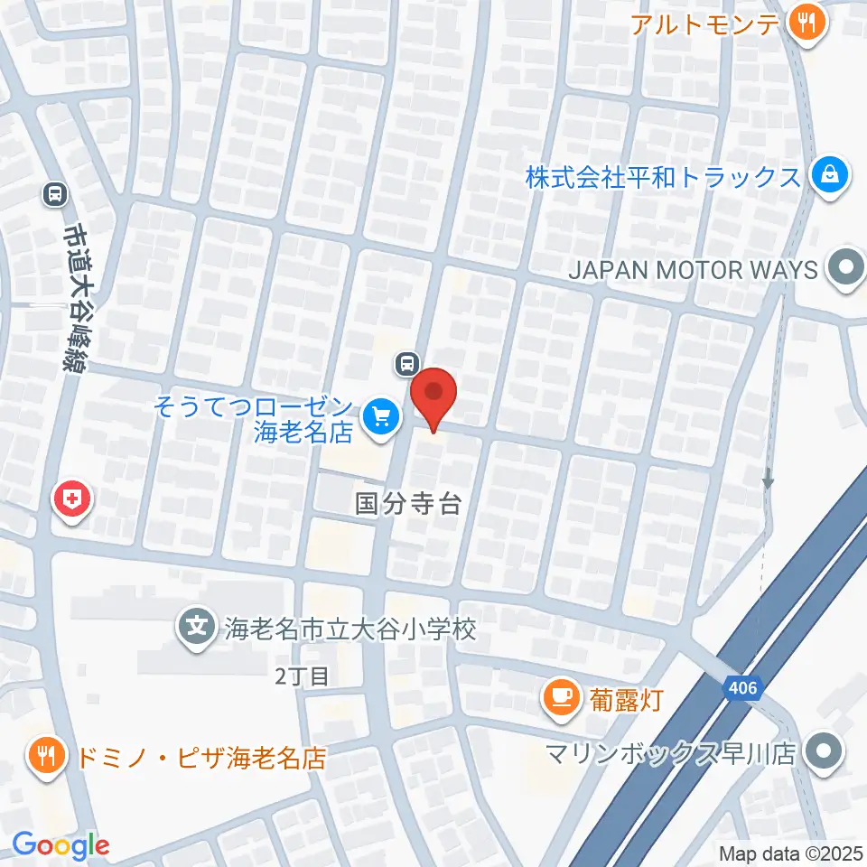 厚木楽器 アミ国分寺台周辺のホテル一覧地図