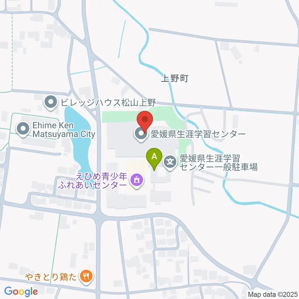 愛媛県生涯学習センター周辺のホテル一覧地図