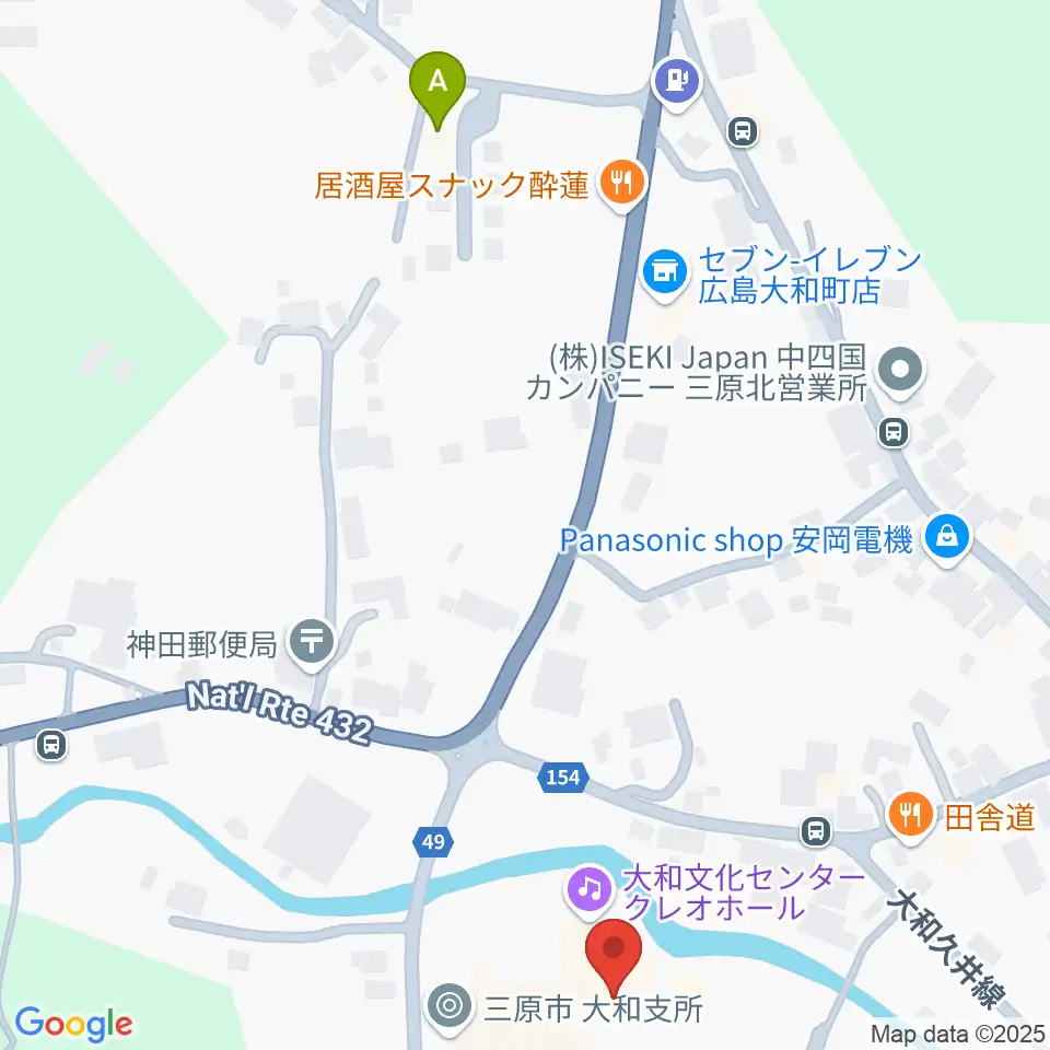 大和文化センター クレオホール周辺のホテル一覧地図
