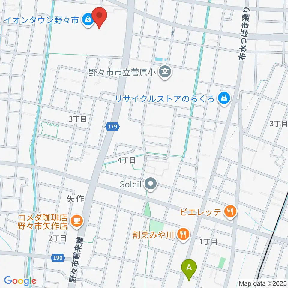 北國新聞文化センター イオンタウン野々市スタジオ周辺のホテル一覧地図