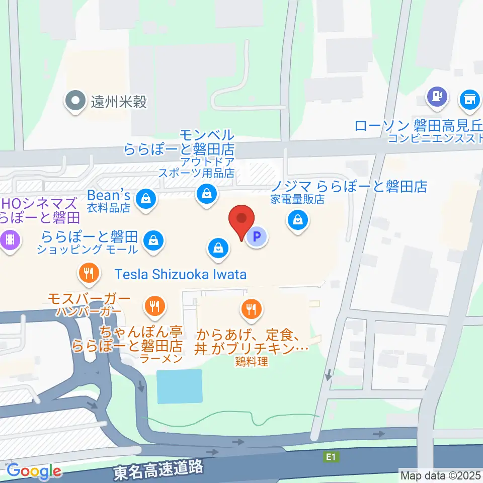 タワーレコード ららぽーと磐田店周辺のホテル一覧地図