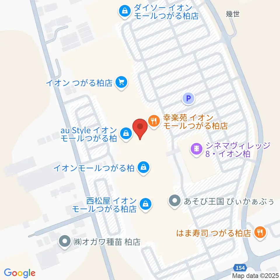 HMVイオンモールつがる柏周辺のホテル一覧地図