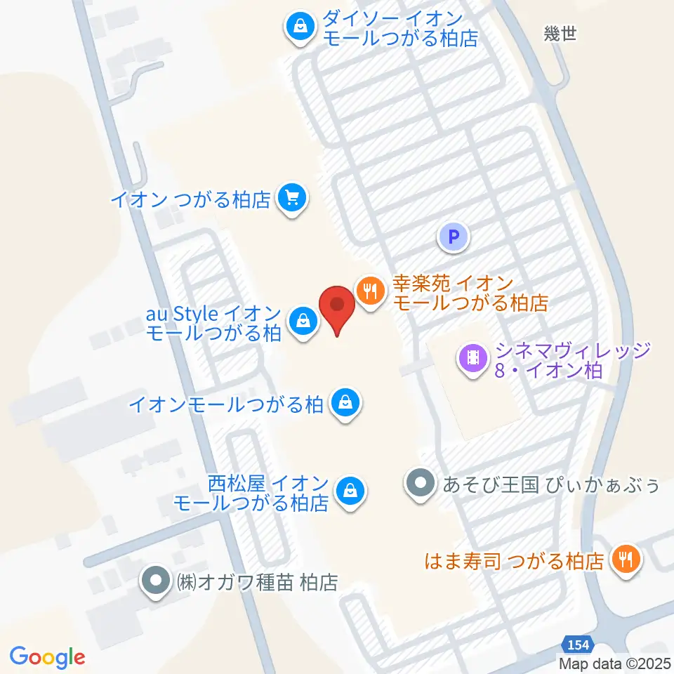 HMVイオンモールつがる柏周辺のホテル一覧地図