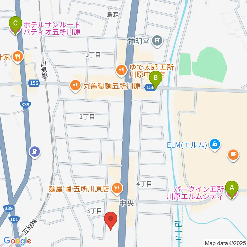 ゲオ五所川原店周辺のホテル一覧地図