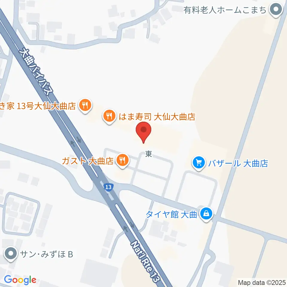 TSUTAYA 大仙店周辺のホテル一覧地図