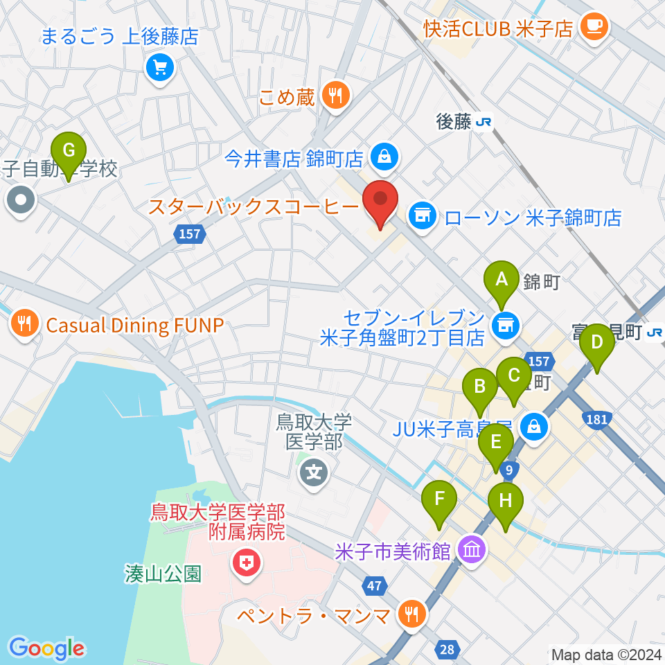 TSUTAYA 角盤町店周辺のホテル一覧地図