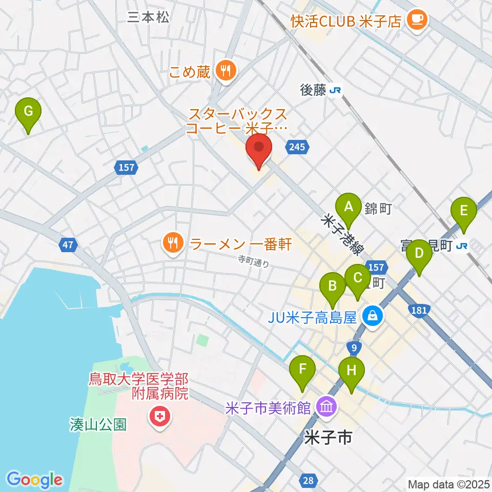 TSUTAYA 角盤町店周辺のホテル一覧地図