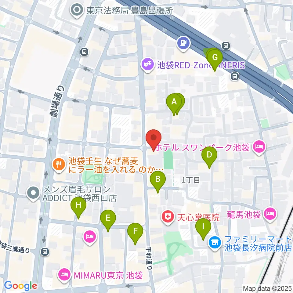 SOMETHIN' Jazz Club周辺のホテル一覧地図