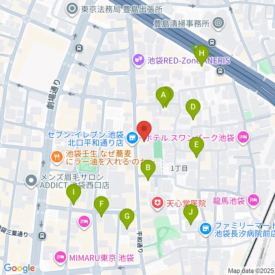 SOMETHIN' Jazz Club周辺のホテル一覧地図