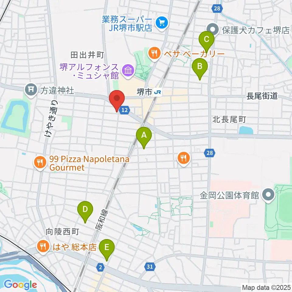 サムズ・レコード・ショップ周辺のホテル一覧地図