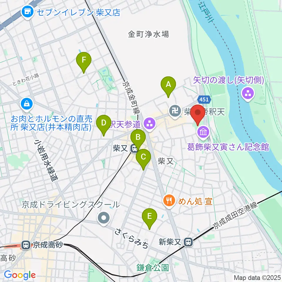 山本亭周辺のホテル一覧地図