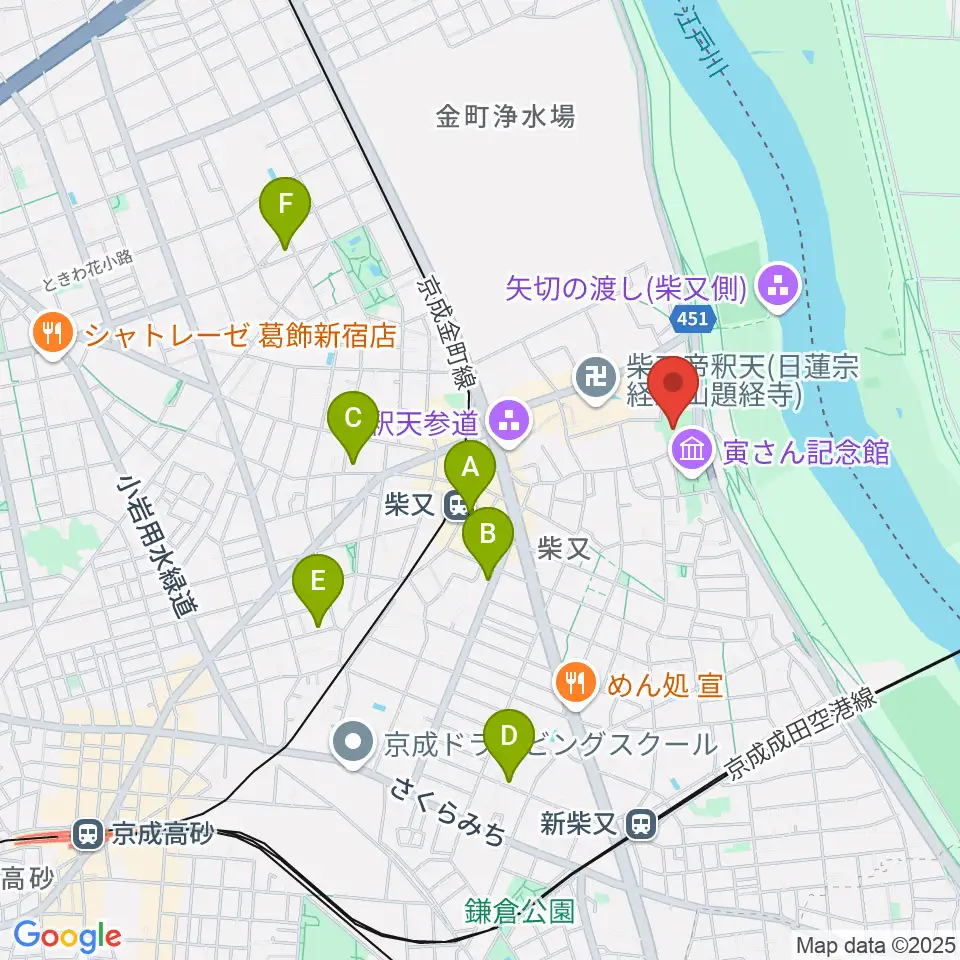 山本亭周辺のホテル一覧地図