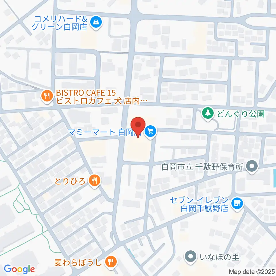 昭和楽器 白岡センター周辺のホテル一覧地図