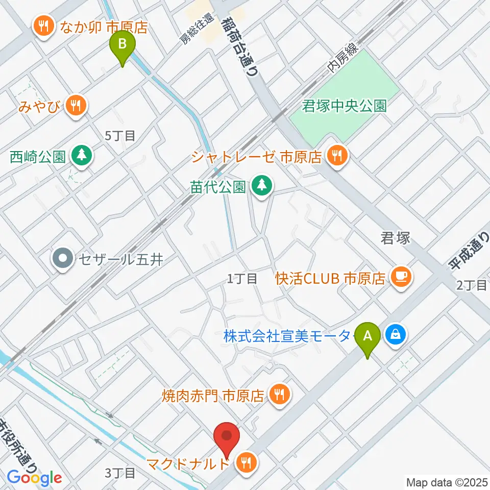あいカルチャー周辺のホテル一覧地図
