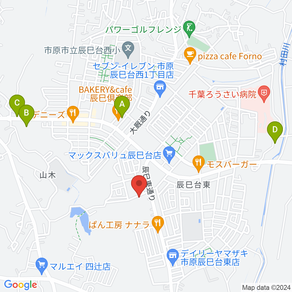 ブリージン・ミュージック音楽教室周辺のホテル一覧地図