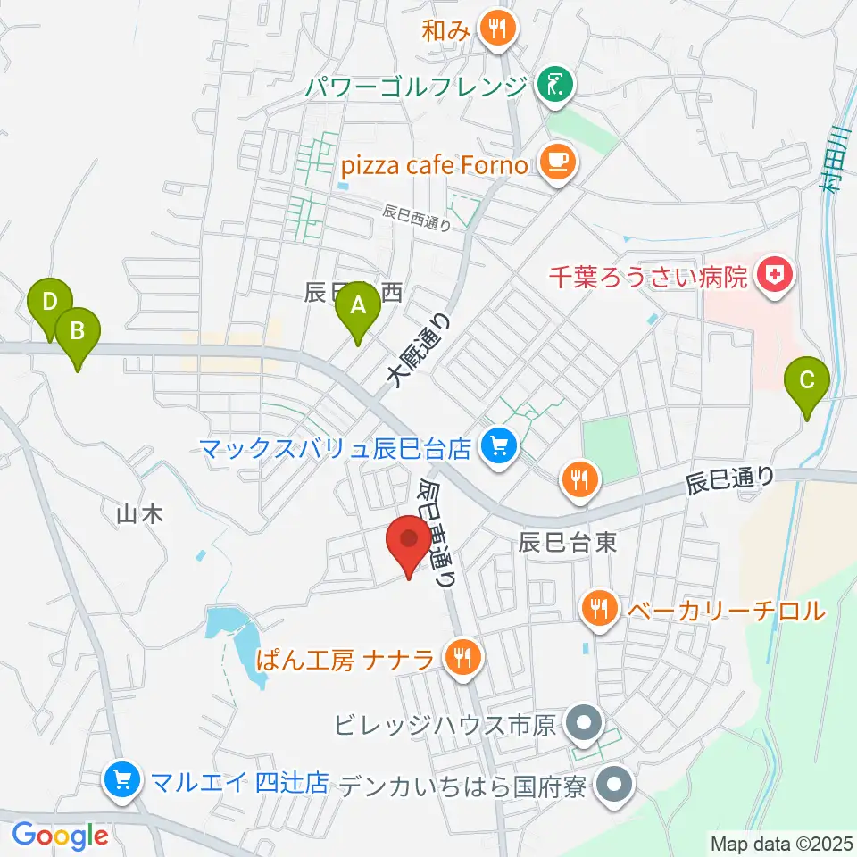ブリージン・ミュージック周辺のホテル一覧地図