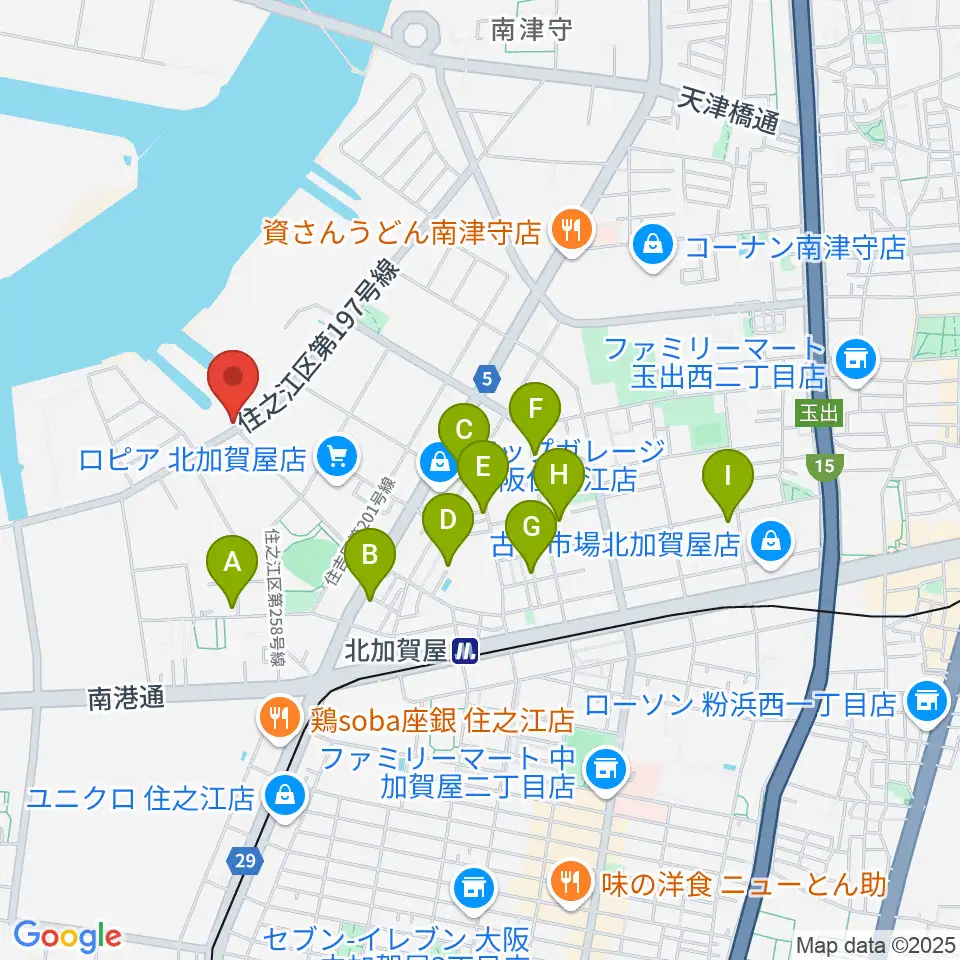 クリエイティブセンター大阪周辺のホテル一覧地図