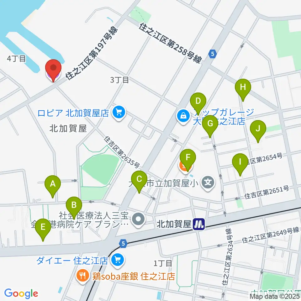 クリエイティブセンター大阪周辺のホテル一覧地図