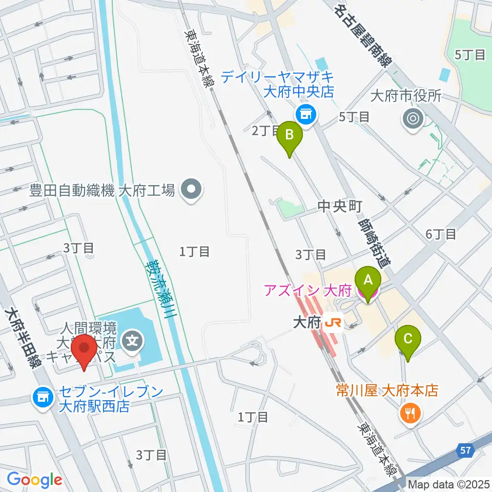 音楽教室ルチェンテ周辺のホテル一覧地図