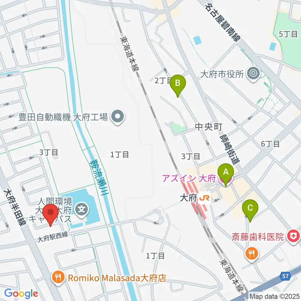 音楽教室ルチェンテ周辺のホテル一覧地図