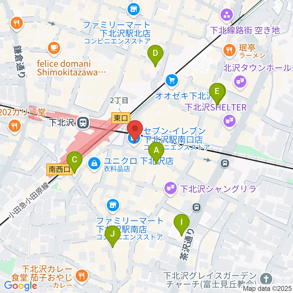 OFF・OFFシアター周辺のホテル一覧地図
