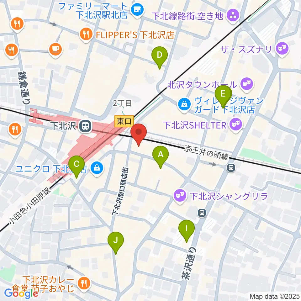 OFF・OFFシアター周辺のホテル一覧地図