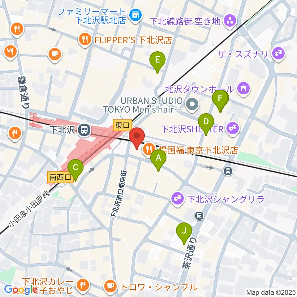 OFF・OFFシアター周辺のホテル一覧地図