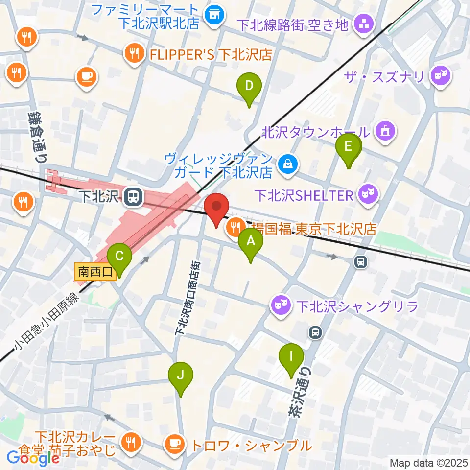 OFF・OFFシアター周辺のホテル一覧地図