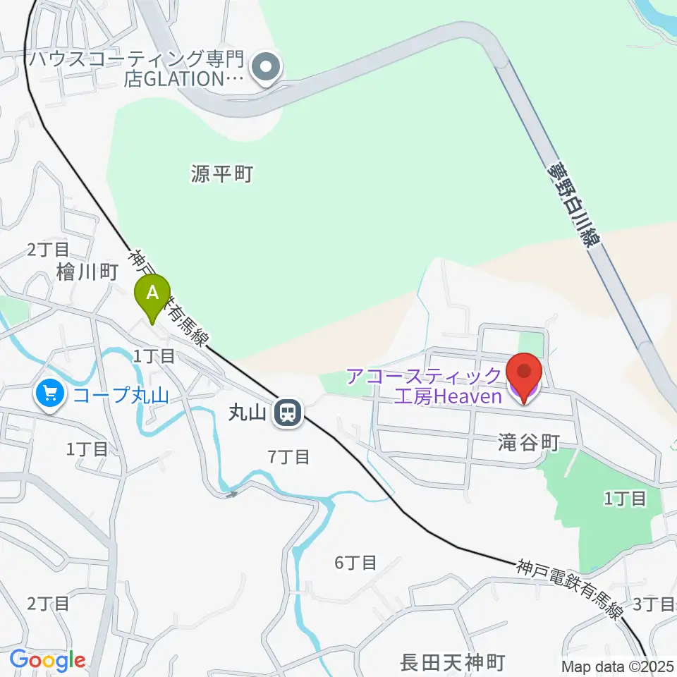 アコースティック工房Heaven周辺のホテル一覧地図