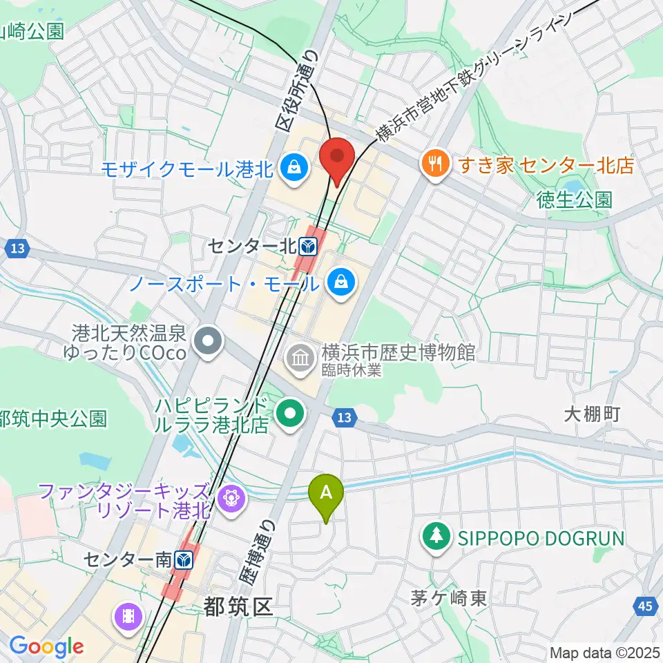横浜YTJホール周辺のホテル一覧地図