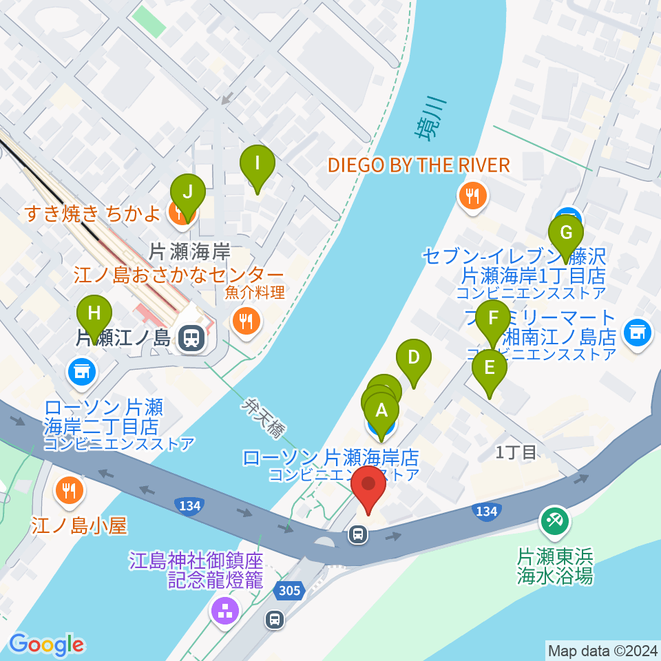 虎丸座周辺のホテル一覧地図