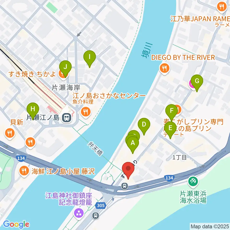 虎丸座周辺のホテル一覧地図