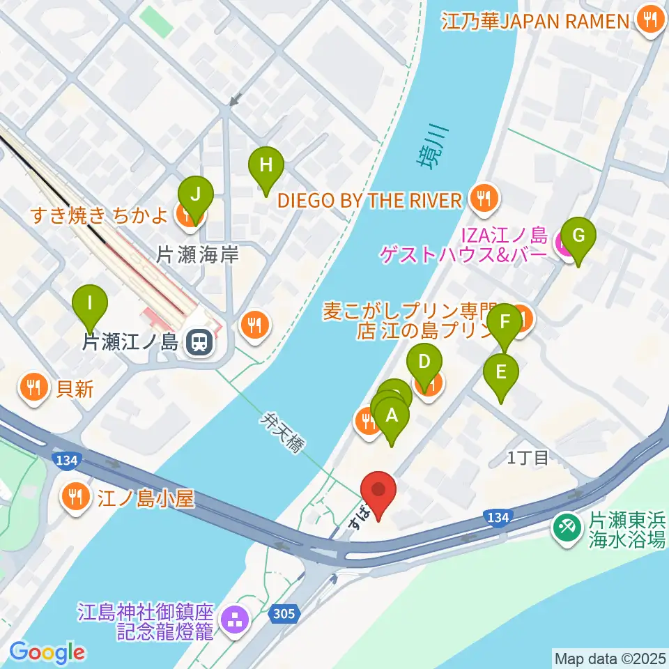 虎丸座周辺のホテル一覧地図