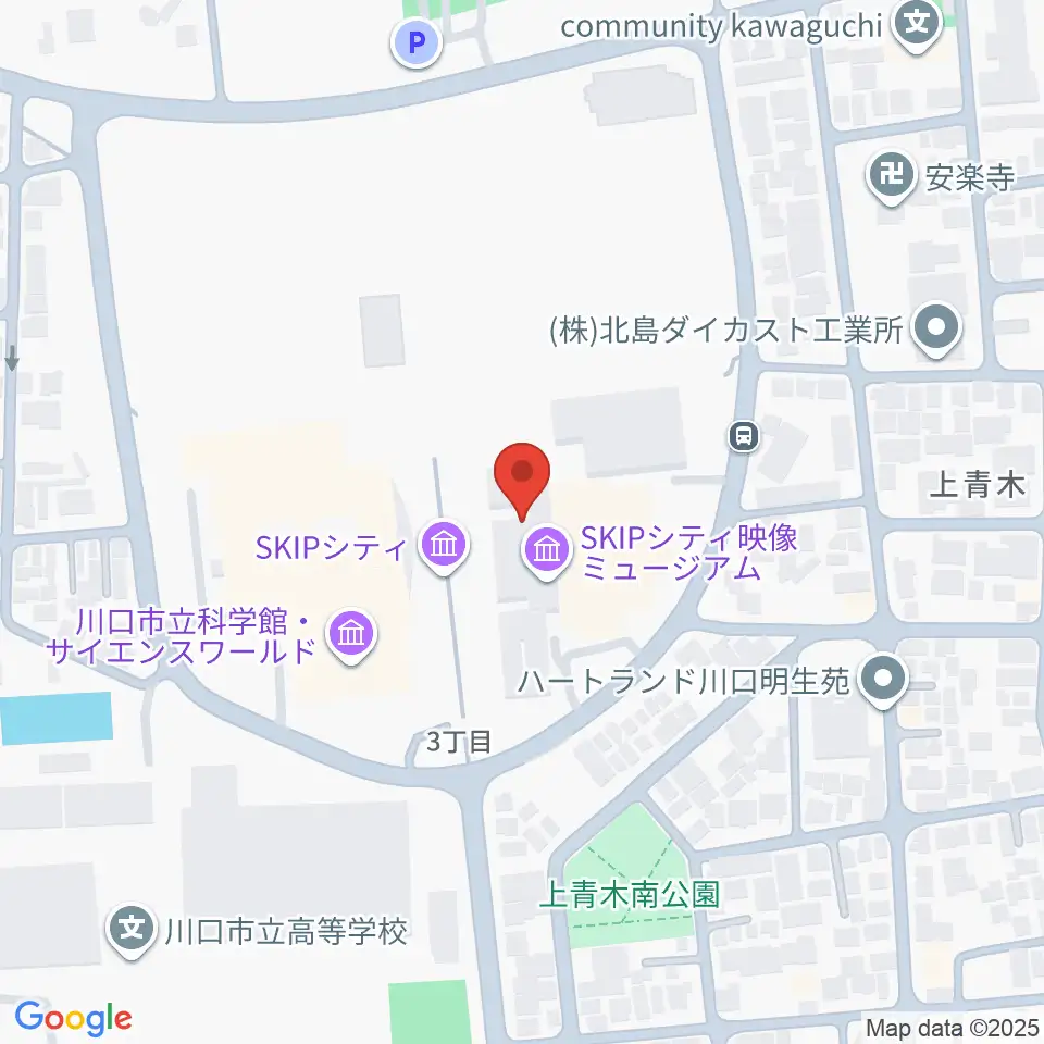 SKIPシティ彩の国ビジュアルプラザ周辺のホテル一覧地図