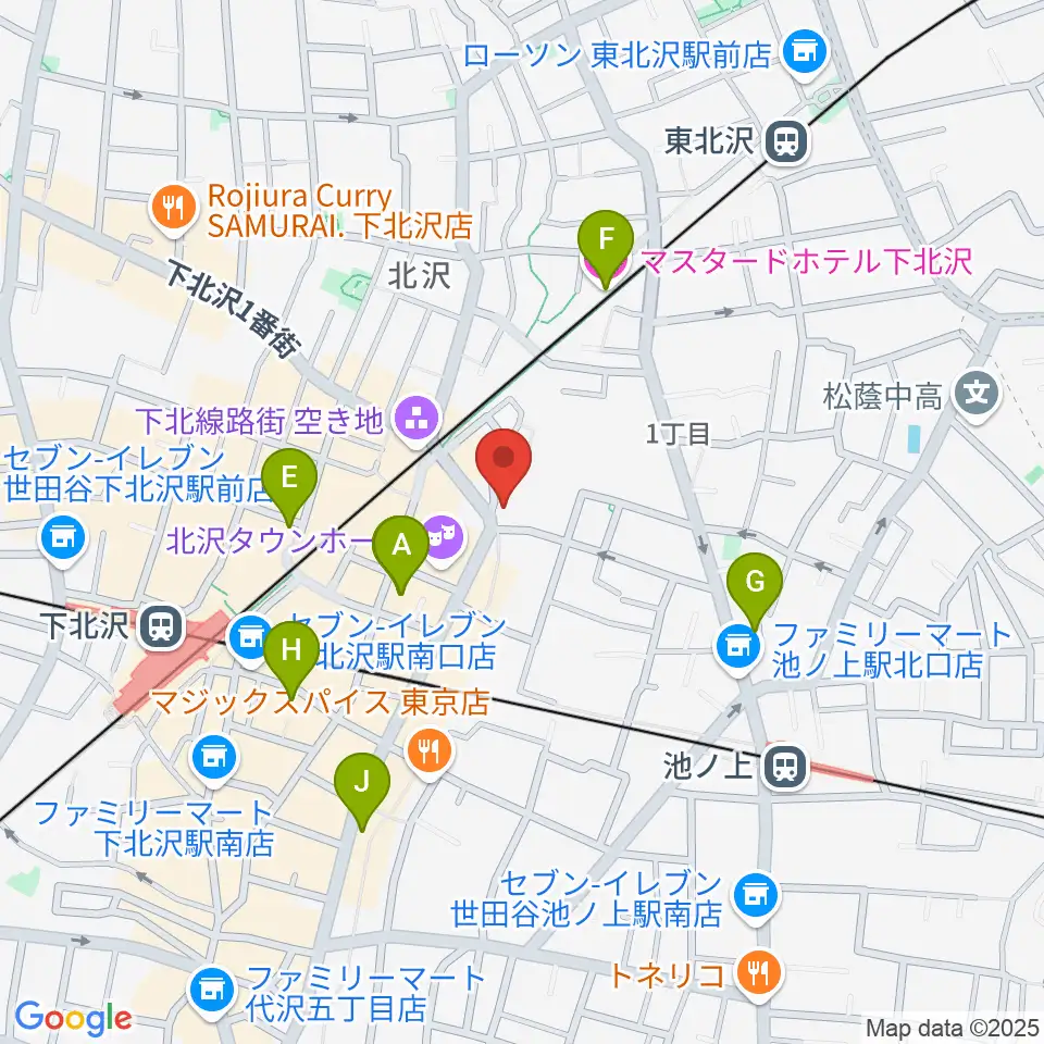 シアター711周辺のホテル一覧地図