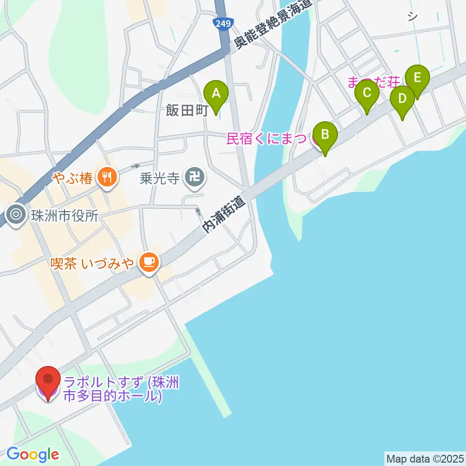 ラポルトすず周辺のホテル一覧地図