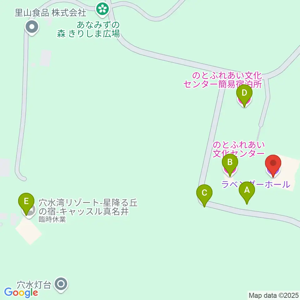 のとふれあい文化センター周辺のホテル一覧地図