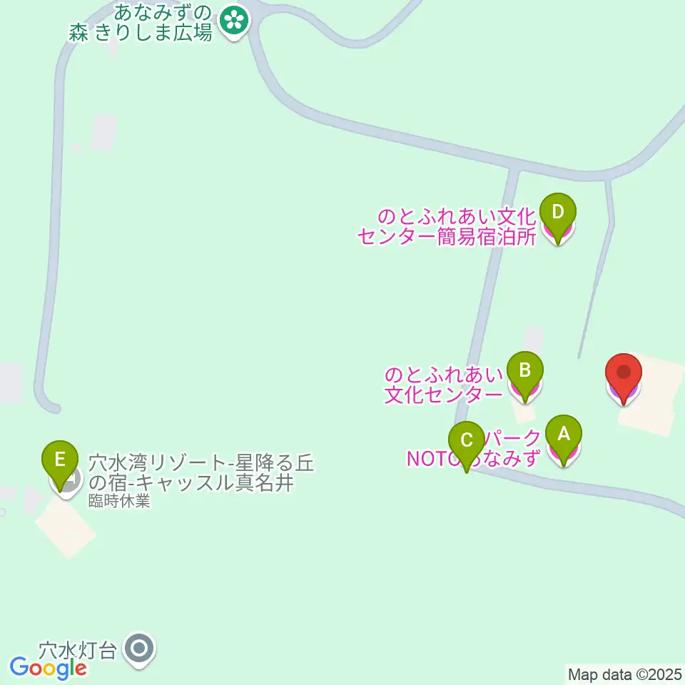 のとふれあい文化センター周辺のホテル一覧地図