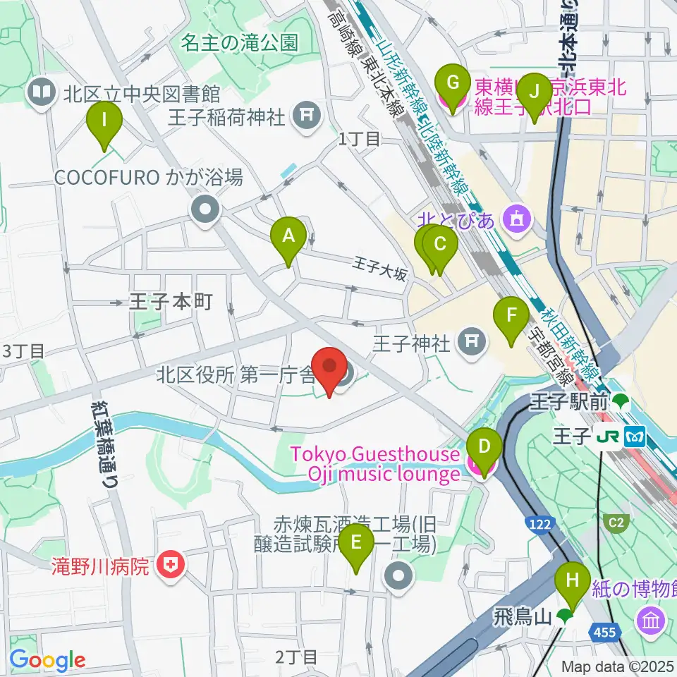 東京DTM作曲音楽学校周辺のホテル一覧地図