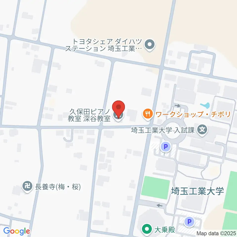 久保田ピアノ教室周辺のホテル一覧地図
