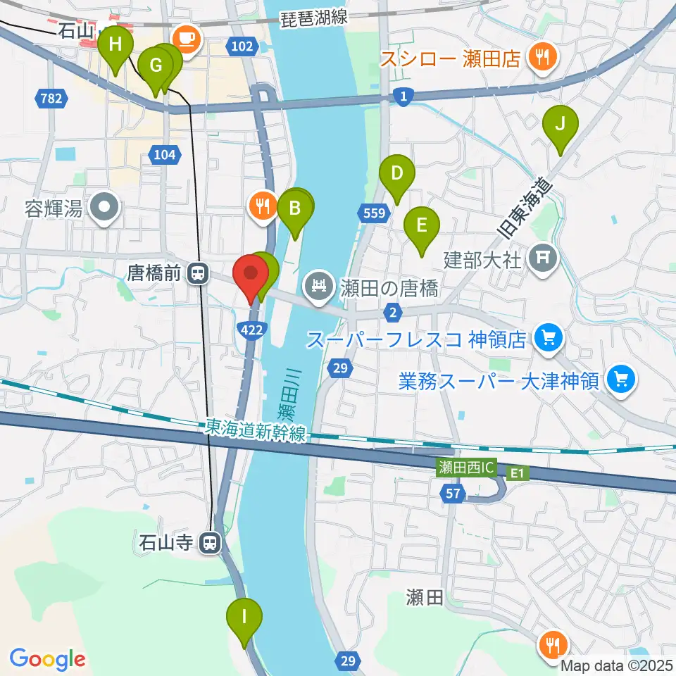 大石ピアノ調律サービス周辺のホテル一覧地図