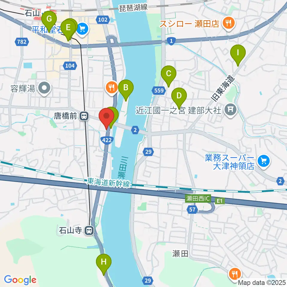 大石ピアノ調律サービス周辺のホテル一覧地図