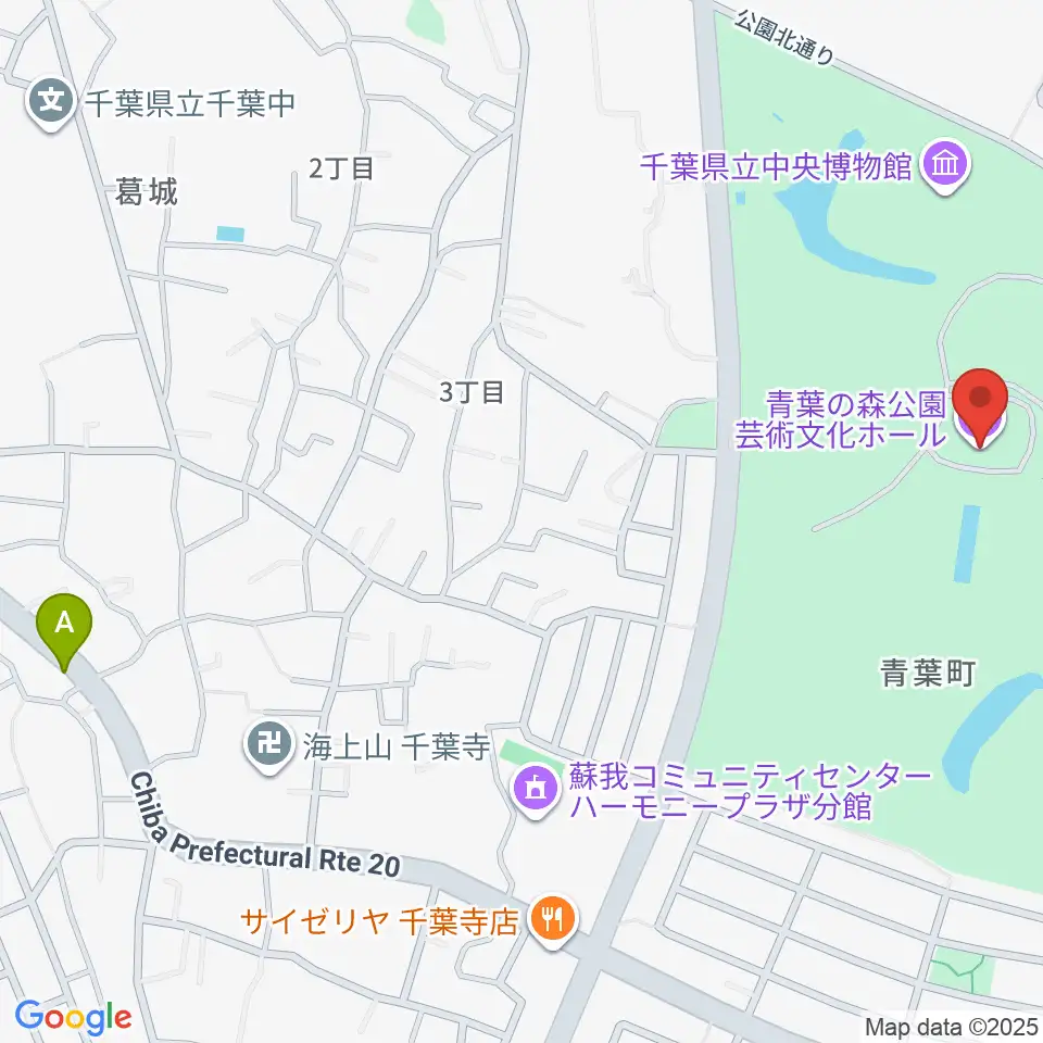 青葉の森公園芸術文化ホール周辺のホテル一覧地図